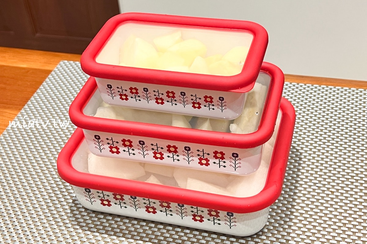 富士琺瑯淺型烘培保鮮盒